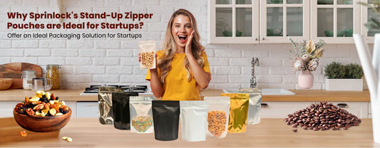 Why Sprinlock's Stand-Up Zipper Pouches Are Ideal for Startups?🤔🤔