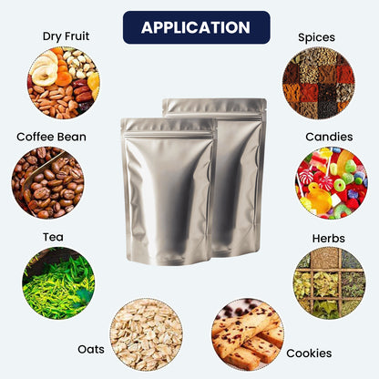 Used for food and non food packaging with matte finish||50 to 70gm - 95mm(W) * 150mm(H) * 60mm(BG)