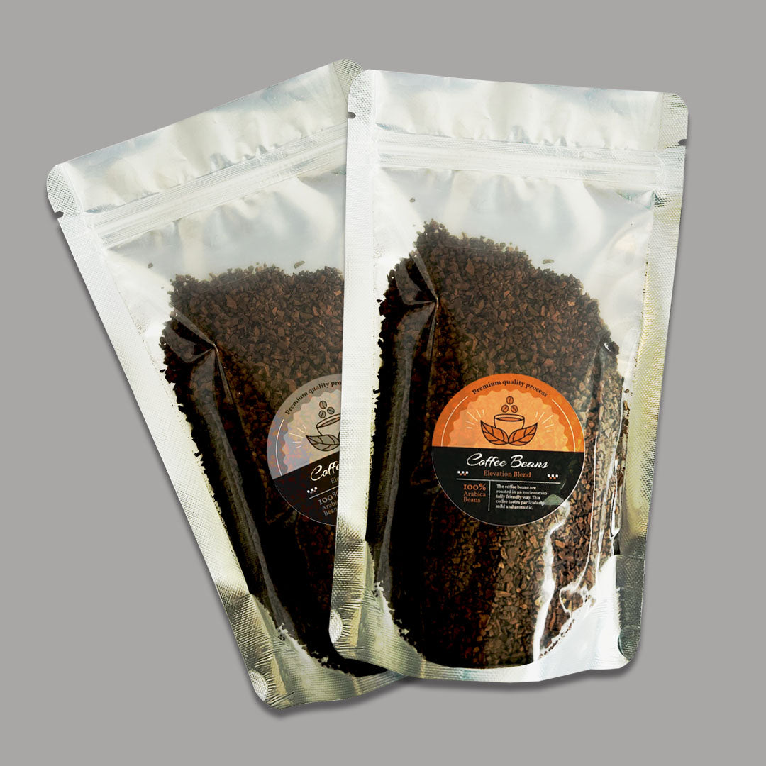 One side transparent standup pouch for tea coffee packaging