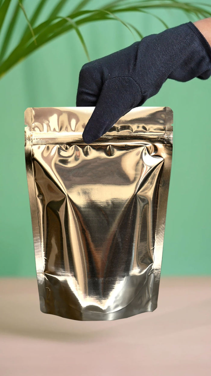 Sprinlock stand-up zipper pouch