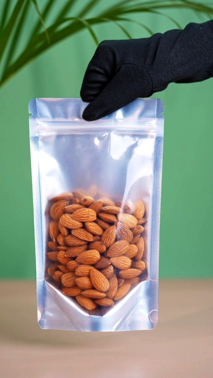 Sprinlock stand-up zipper pouch