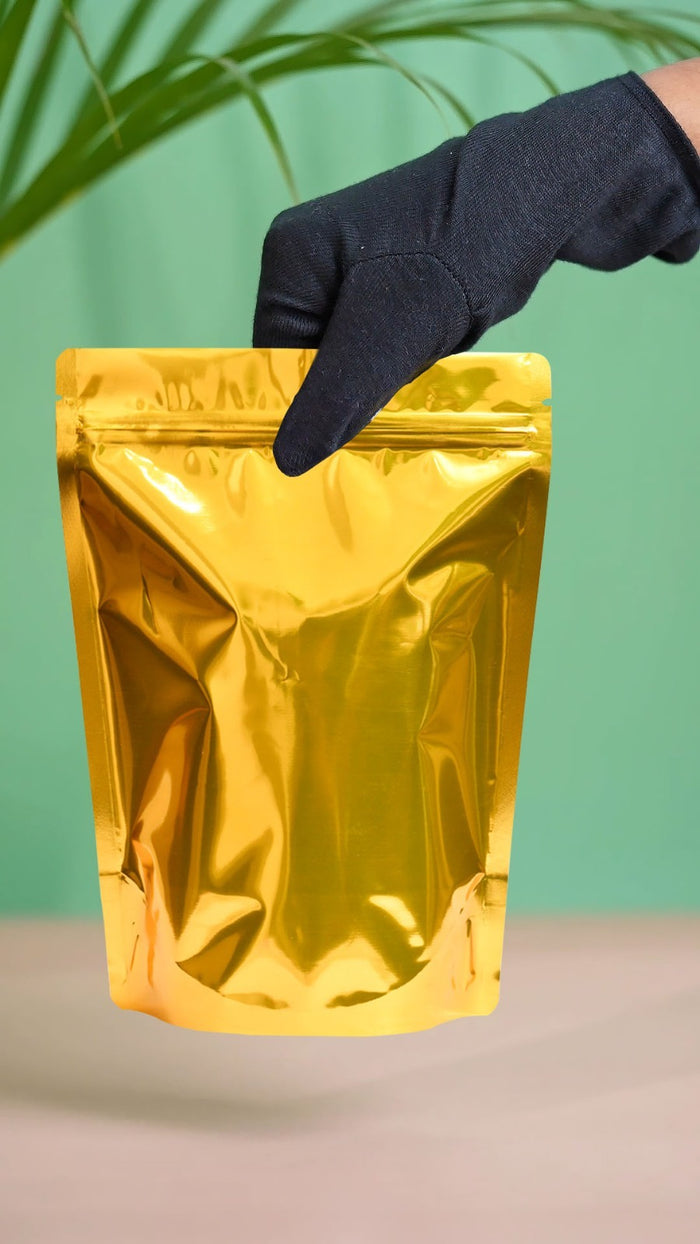 Sprinlock stand-up zipper pouch